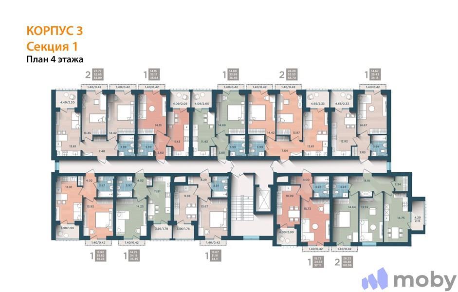 2-комнатная квартира
