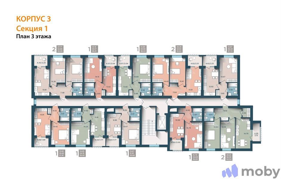 2-комнатная квартира