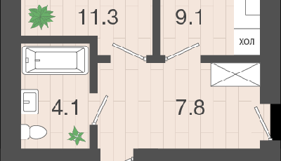 пос. Голубево, ул Лазурная , 1-3-1-1.png