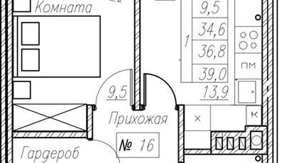 Пионерский, ул Прибрежная д. 23 корп 2, 3949b111ec09035f1a8e785035201712