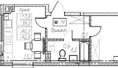 Пионерский, ул Прибрежная д. 23 корп 1, 401b4b01110fb846b8bc155d5f18681a